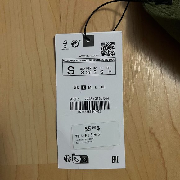 High Rise Linen Blend Shorts - Picture 3 of 3